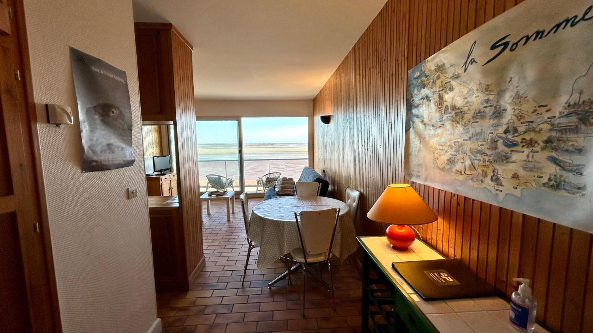 Studio Avec Balcon, Vue Panoramique Sur La Baie Le Crotoy Bagian luar foto