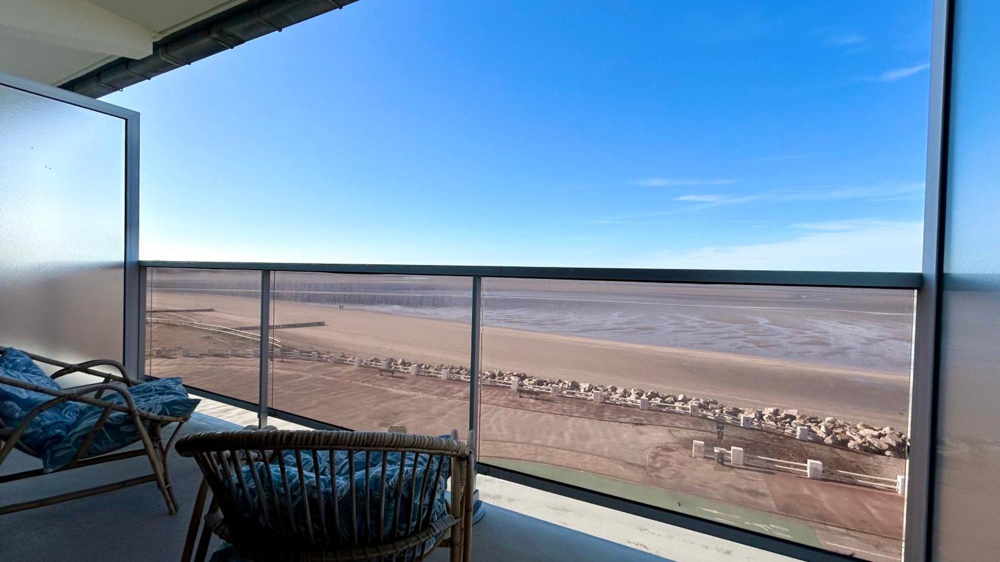 Studio Avec Balcon, Vue Panoramique Sur La Baie Le Crotoy Bagian luar foto