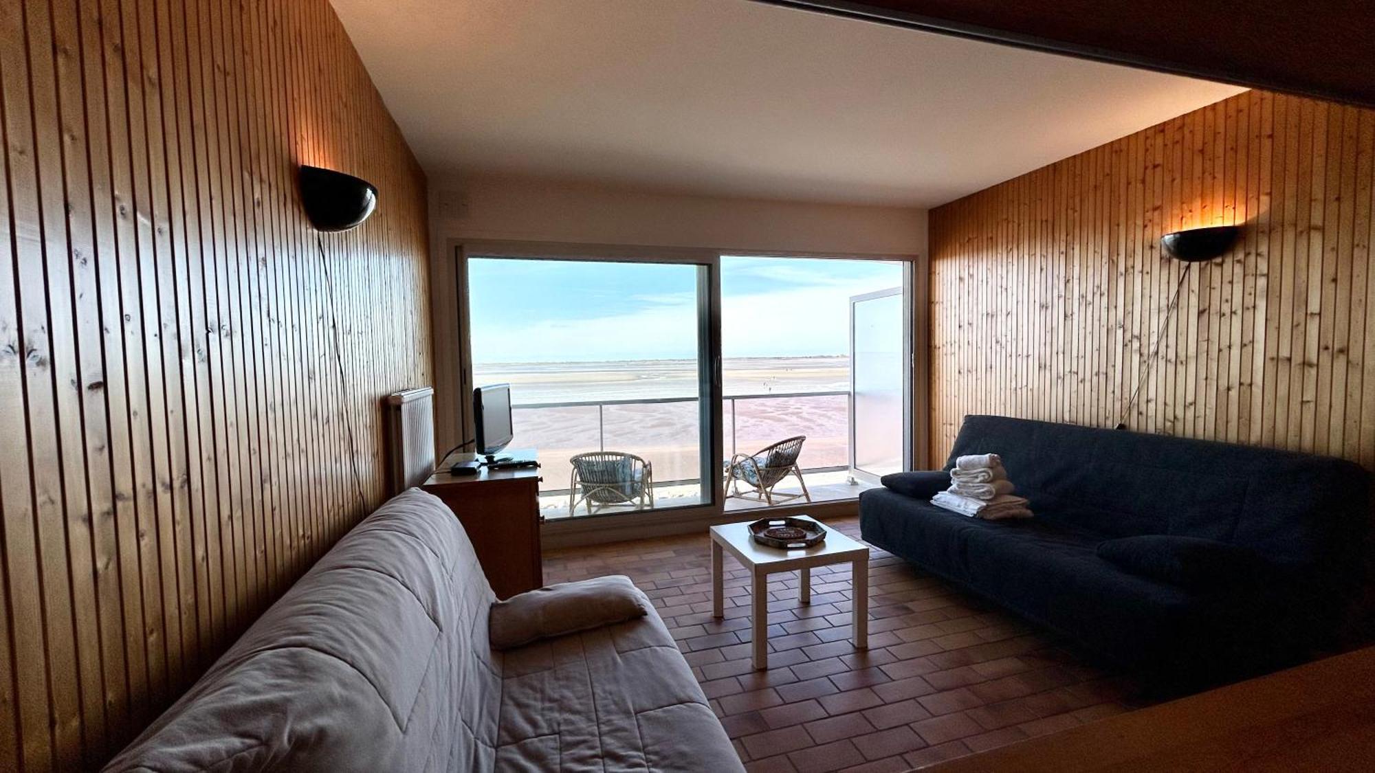 Studio Avec Balcon, Vue Panoramique Sur La Baie Le Crotoy Bagian luar foto