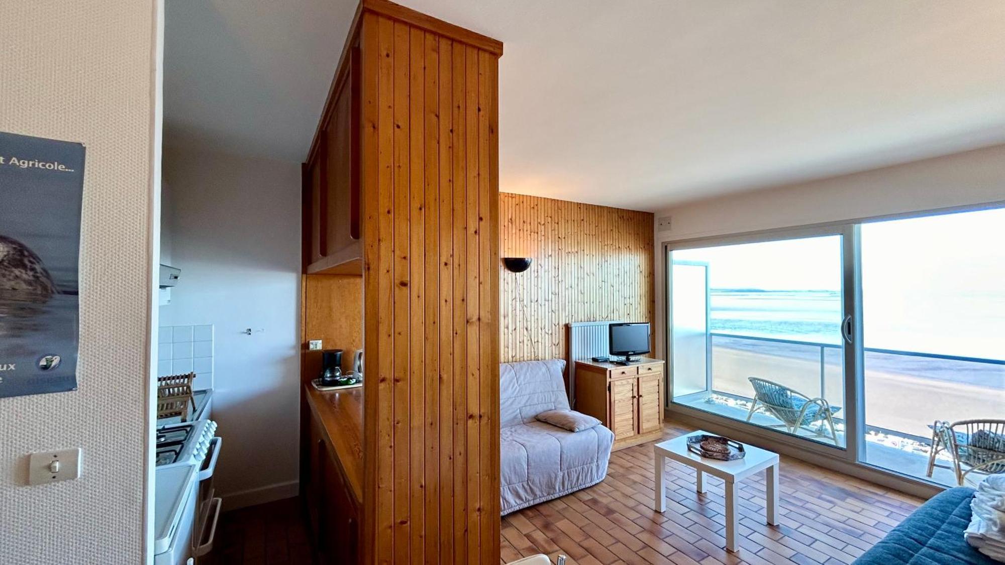 Studio Avec Balcon, Vue Panoramique Sur La Baie Le Crotoy Bagian luar foto